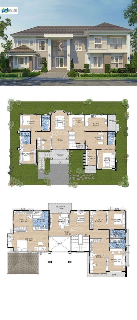 I will design autocad 2d floor plan, 3d floor plan, exterior and interior 3d designHi there! I'm an architect who designs high-quality Autocad 2d floor plans, 3D Floor Plans, Exterior, and interior 3d designs. I am available 24/7 to help you with my technical skills and knowledge.What am I offering?Autocad 2D Floor Plan (Design from scratch) for Residential, commercial, Restaurant, and office buildings.Redraw any architectural blueprint drawings in AutoCADComplete set of drawing for pre Architectural Blueprint, Sims 4 Houses Layout, 2d Floor Plan, Rumah Minecraft Sederhana, Sims Freeplay Houses, Bangunan Minecraft, 3d Floor Plan, House Plans Mansion, Sims 4 House Plans