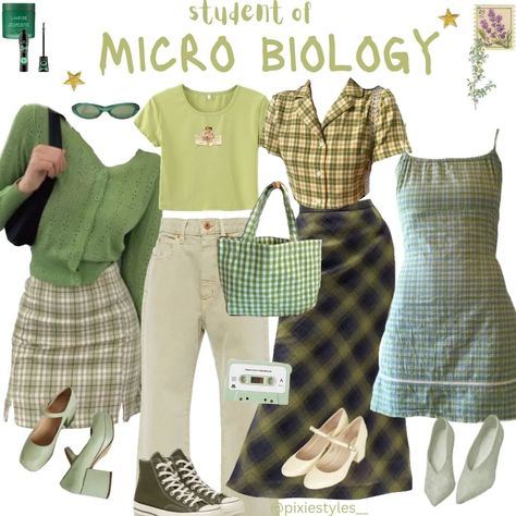 Micro biology lookbook 🦠🍄💚 Save for inspo and follow for more! . . . . . . . . 🏷️: #moodboards #mooboardaesthetic #moodboardaccount #moodboardcommunity #lookbooks #greenaesthetic #microbiologist #studentmemes #studentlook #vintage #universitymajors #aesthetic #aestheticposts #edits #trending #niches #pinterestinspired #pinterestaesthetic #pinterest #darkacademia #selfcare #fashionniche #fypppppppppppppppppppppppppppppppppppppppppppppppppppppppppppppppppppppp #fypシ #explorepage #summervibes s... Biology Student Aesthetic Outfit, Green Academia Aesthetic Outfits, Green Academia Aesthetic Outfit, Micro Biology, Green Academia Aesthetic, Collage Scrapbook Layouts, Biology Student, Green Academia, Academia Aesthetic Outfit