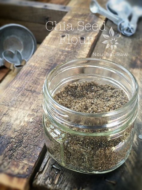 Chia Seed Flour Ground Chia, Ground Chia Seeds, Flour Substitute, Flour Alternatives, Keto Bread, Gluten Free Flour, Raw Food, Freshly Ground, Healthy Ingredient