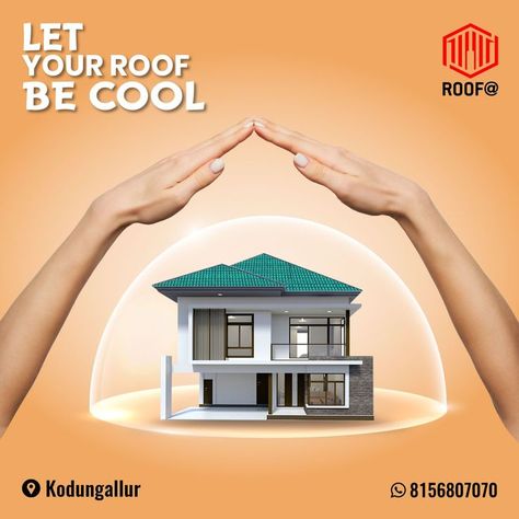 Roof Waterproofing, Roof Paint, Cool Roof, Commercial Construction, Social Media Design Inspiration, Vibe Song, Be Cool, Social Media Design Graphics, Good Vibe Songs