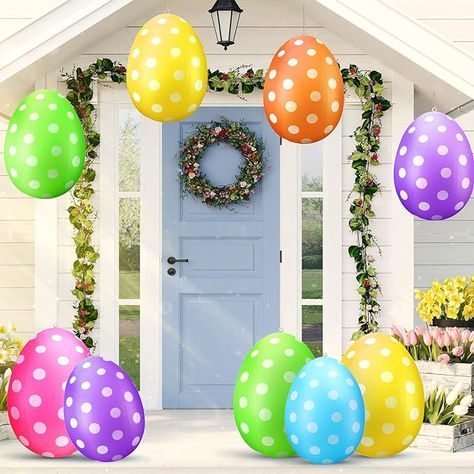 See on Amazon Easter Inflatables, Colorful Eggs, Easter Egg Ornaments, Easter Party Decor, Outdoor Inflatables, Inflatable Decorations, Outdoor Toys For Kids, Easter Colors, Easter Egg Decorating