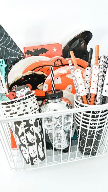 Halloween Occasion Bin, Fall Sencery Bin, Boo Basket Items, Boo Basket Target, Occasions Bins, Occasion Bins, Disney Halloween Basket, Occasion Bin, Boo Baskets