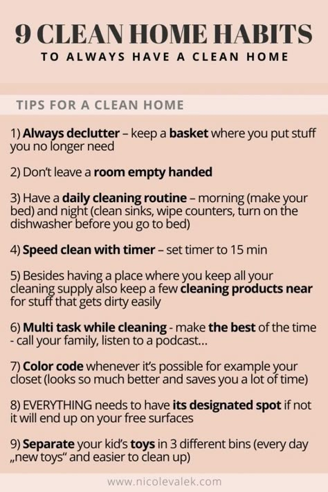 Home Habits, Clean House Schedule, Housekeeping Tips, House Cleaning Checklist, Speed Cleaning, Diy Cleaning Hacks, Lazy People, Clean Sink, Tidy Kitchen