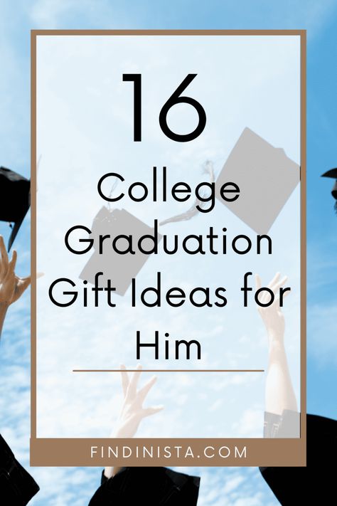 These college graduation gifts for him are perfect for any guy, no matter what he's planning on doing post-graduation. We have ideas for future grad students, future professionals, and more! Graduation Gifts For Brother, College Graduation Gifts For Guys, Grad Gifts For Guys, Gifts For Boyfriend Graduation, Graduation Gifts For Boyfriend, Gifts For College Graduates, Graduation Gift Ideas For Boyfriend, Diy Graduation Gifts College, College Graduation Gifts For Him