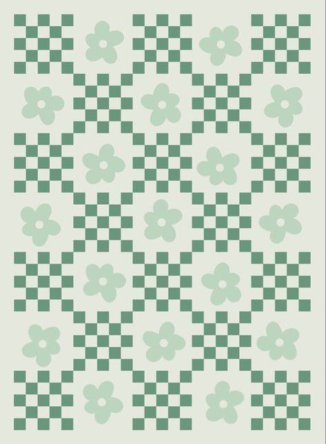 Checkerboard Iphone Wallpaper, Retro Spring Wallpaper, Retro Aesthetic Graphic Design, Cute Repeating Patterns, Green Patterns Aesthetic, Retro Aesthetic Background, Print Patterns Aesthetic, Green Aesthetic Pattern, Retro Prints And Patterns