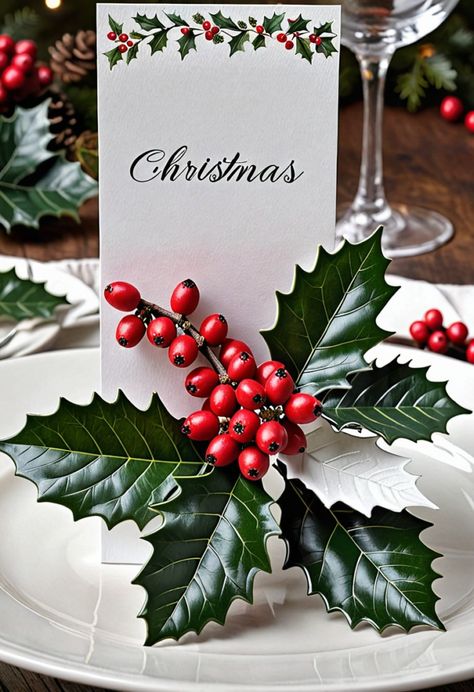 15 Holly Berry Christmas Decor Ideas to Spruce Up Your Home » HomeDecorFull Berry Christmas Decor, Holly Berry Wreath, Festive Centerpieces, Berry Garland, Holiday Table Settings, Berry Wreath, Spruce Up Your Home, Holly Berry, Christmas Décor