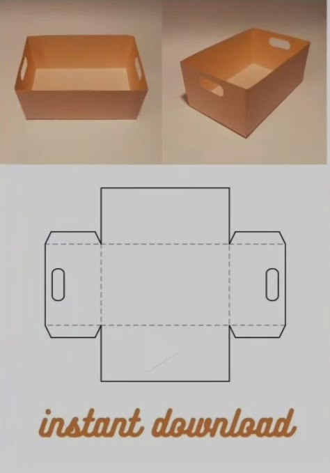 Buku Diy, Box Template Printable, Hadiah Diy, Paper Box Diy, Idee Cricut, Paper Box Template, Paper Dolls Diy, Paper Toys Template, Easy Paper Crafts Diy