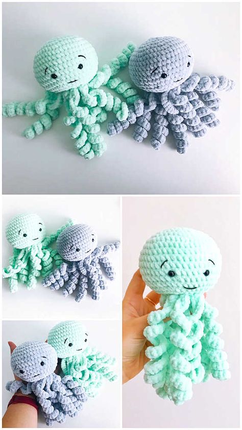 Super Bulky Yarn Crochet, Free Mosaic Crochet Patterns, Crochet Easy Animals, Easy Amigurumi Free Pattern, No Sew Crochet Amigurumi, Easy Crochet Patterns Free Beginners, Animal Crossing Crochet, Octopus Crochet Pattern Free, Crochet Patterns For Beginners Free