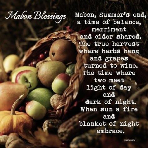 Mabon Blessings Mabon Blessing, Pagan Knowledge, Blessed Mabon, Happy Mabon, Witch Holidays, The Holly King, Mabon Celebration, Equinox Day, Witches Wand