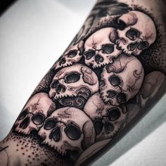 Deer Skull Tattoos, Skull Tattoo Flowers, Skull Art Tattoo, Tattoo Maker, Abstract Tattoo Designs, Skull Sleeve Tattoos, Explore Tattoo, Wicked Tattoos, Skull Tattoo Design