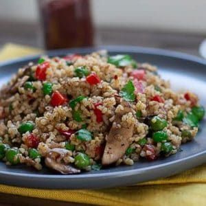 Bulgur Wheat Stir Fry with Mediterranean Spices · eat well abi Bulgar Wheat Recipes, Bulgur Wheat Recipes, Clean Eating Healthy Recipes, Bulgar Wheat, Bulgur Wheat, Mediterranean Spices, Wheat Recipes, Veggie Stir Fry, Ancient Grains