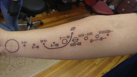 Pioneer tattoo Ruler Tattoo, Pioneer Plaque, C Tattoo, Sweet Tattoos, 1 Tattoo, Frederick Md, Piercing Tattoo, Tattoo Inspo, Beautiful Tattoos