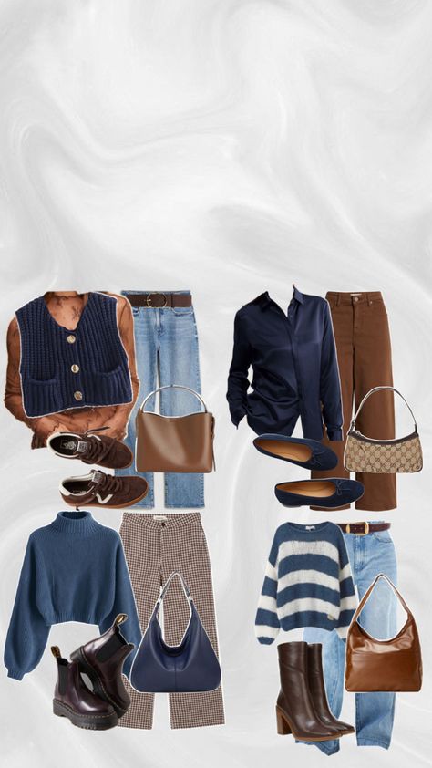 Blue and brown fall outfit inspo | brown and blue fall looks outfits

Comment SHOP below to receive a DM with the link to shop this post on my LTK ⬇ https://liketk.it/4TMQ7 #ltkxmadewell #ltkitbag #ltkseasonal

Blue and brown fall outfit inspo | brown and blue fall looks outfits Navy And Brown Outfit, Navy Fall Outfits, Blue And Beige Outfit, Brown And Blue Outfit, Blue And Brown Outfit, Outfit Inspo Brown, Family Photo Colors, Navy Outfit, Beige Outfit