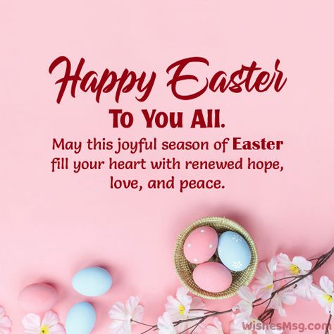 150 Happy Easter Wishes, Messages & Greetings | WishesMsg Funny Easter Wishes, Easter Card Messages, Easter Wishes Messages, Easter Inspirational Quotes, Happy Easter Messages, Happy Easter Pictures, Happy Easter Quotes, Happy Easter Sunday, Happy Birthday Wishes Messages