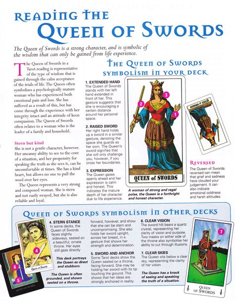 My psychic avatar. She shows up every time I do a tarot reading for myself. I truly am a daughter of Erzulie Dantor, the Queen of Spades. Veve resembles Sankofa. :) Two Of Swords Tarot Meaning, Queen Of Swords Tarot, Tarot Tricks, The Queen Of Swords, Erzulie Dantor, Tarot Swords, Queen Of Swords, Tarot Interpretation, Court Cards