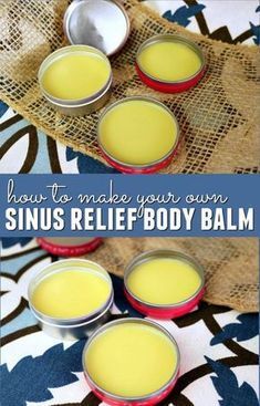 Natural Sinus Relief, Salve Recipes, Sinus Relief, Natural Healing Remedies, Diet Vegetarian, Body Balm, Natural Therapy, Homemade Remedies, Manicure Y Pedicure