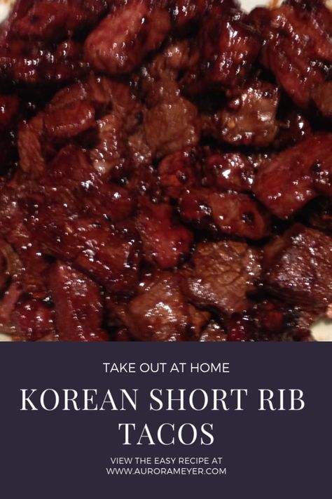 Korean Short Rib Tacos, Manly Recipes, Kalbi Recipe, Korean Bbq Tacos, Short Rib Tacos, Asian Tacos, Rib Tacos, Napa Cabbage Slaw, Korean Short Ribs