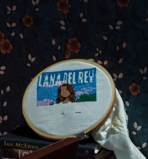 #lanadelreyaesthetic #borntodie #crossstitch #pixelart #lolita Lana Del Rey Cross Stitch, Diet Mountain Dew Lana Del Rey, Diet Mountain Dew, Mountain Dew, Lana Del Rey, Pixel Art, Hobbies, Cross Stitch, Diet