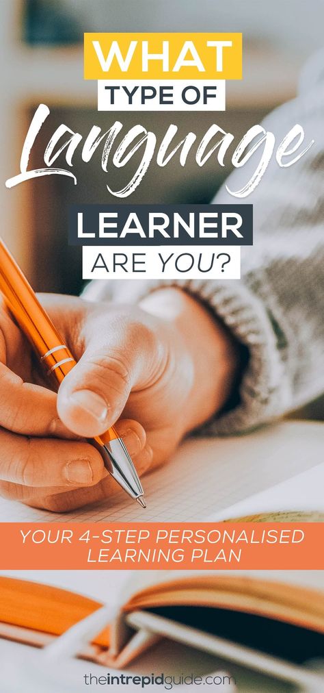 What Type of Language Learner Are You? Your 4-Step Personalised Learning Plan Language Learning Plan, Learn Afrikaans, Learning Norwegian, Kinesthetic Learner, Learn Swahili, Best Language Learning Apps, Language Learning Apps, Studying Tips, Learn Greek