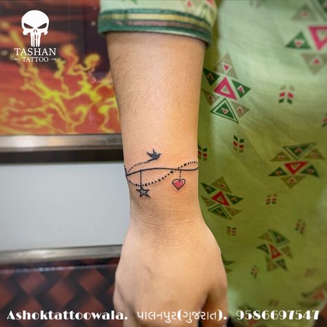 TashanTattoo
AshokTattooWala
S.4.5,Tirupati plaza
Opp. New bus stand
Near gd modi collage
Palanpur (gujrat)
9586697547
9687533310 Bracelet Tatoos, Hook Tattoo, Fishing Hook Tattoo, Bracelet Tattoos, Hook Tattoos, Mama Tattoo, Tiny Wrist Tattoos, Ankle Bracelet Tattoo, Bracelet Tattoo