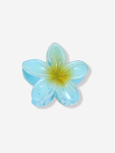 Hair Style Vedio, Robin Egg Blue, Hair Claw Clip, Hair Claws, Flower Hair Accessories, Daisy Print, Flower Hair Clips, Hair Claws & Clips, Claw Clip