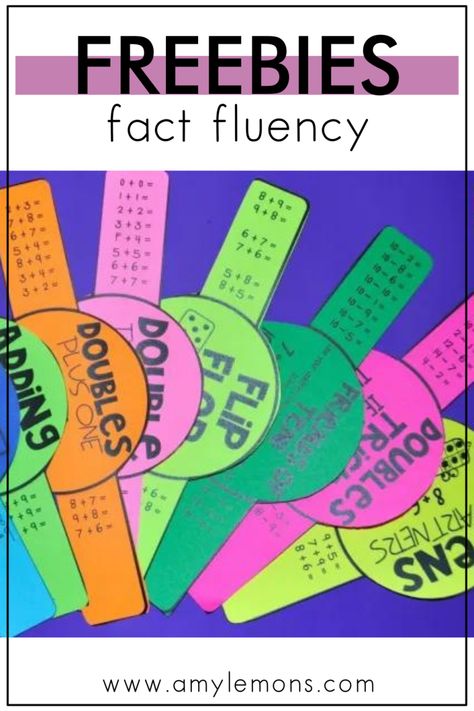 Free Fact Fluency First Grade, Math Fluency First Grade, Addition Facts Chart, Addition And Subtraction Fluency, Math Fact Fluency 2nd Grade, Fact Fluency Second Grade, Fact Fluency First Grade, Fact Fluency Activities, Activities For Addition