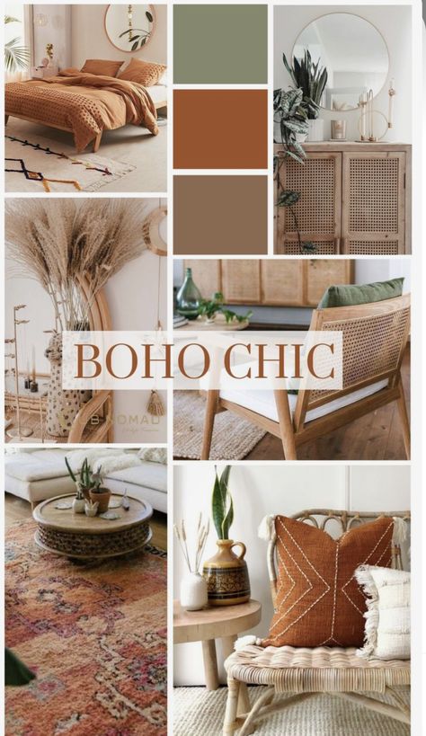 Rust Boho Bedding, Terra Cotta And Gray Color Scheme, Terra Cotta Decorating Ideas, Earthy Boho Color Scheme, Terracotta Boho Living Room Decor, Cream Terracotta Bedroom, Terracotta Apartment Decor, Safe And Terracotta Bedroom, Modern Boho Living Room Color Scheme