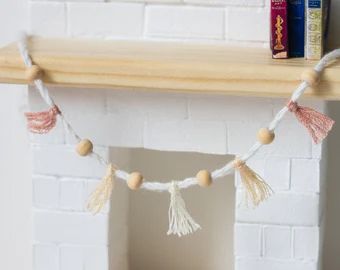 Towel Basket, Gnome Hat, Wooden Bead Garland, Ikea Home, Doll Hat, Diy Dollhouse Furniture, Beaded Garland, Diy Dollhouse, Macrame Wall