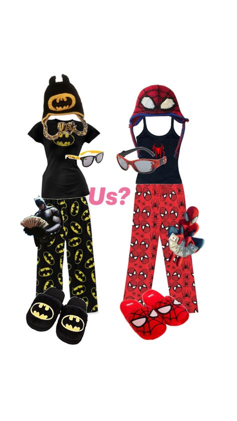 #spiderman Spiderman, Batman, Pajamas