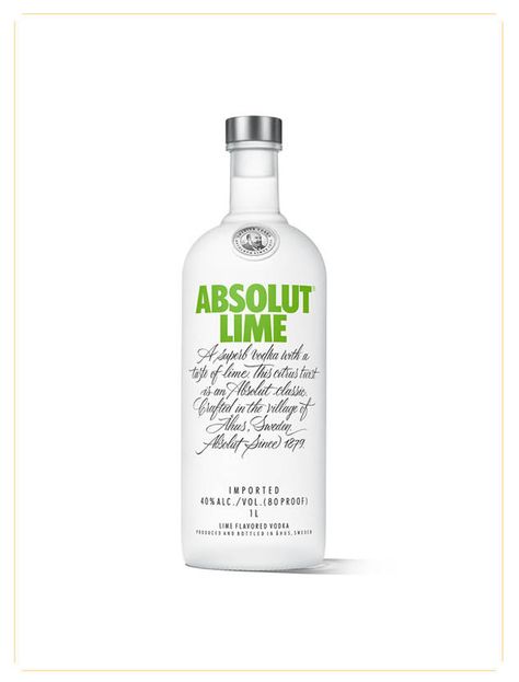 This New Vodka Cocktail Is About to Replace Your Usual Drink Order Absolute Lime Vodka Cocktails, Lime Vodka Cocktails, Summer Vodka Cocktails, Vodka Lime, Vodka Cocktail, Sweet Cocktails, Lime Soda, Boozy Drinks, Absolut Vodka