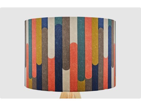 Retro Orange Blue Lampshade, Table Floor Lamp / Ceiling Pendant Small Medium Large 15cm 20cm 25cm 30cm 35cm 40cm Fabric Drum Light Shade - Etsy Hall Lampshade, Colourful Lampshades, Colorful Lampshades, Standard Lamp Shades, Ceiling Diffuser, Table Floor Lamp, Blue Lamp Shade, Drum Light, Lamp Ceiling