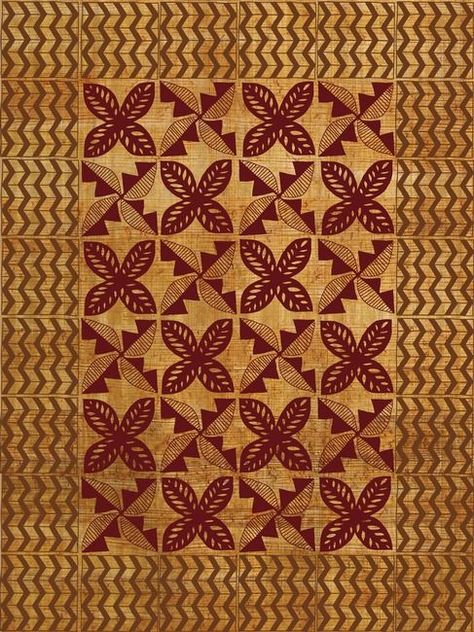 Samoan Art, Tapa Cloth, Hawaiian History, Polynesian Art, Bark Cloth, Hawaiian Designs, Hawaiian Pattern, Hawaiian Decor, Polynesian Designs