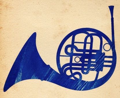 Blue french horn. French Horns, Music Tattoo Designs, Mother Tattoos, Oodles Of Doodles, French Horn, Music Tattoo, Blue French, Doodle Ideas, Small Drawings