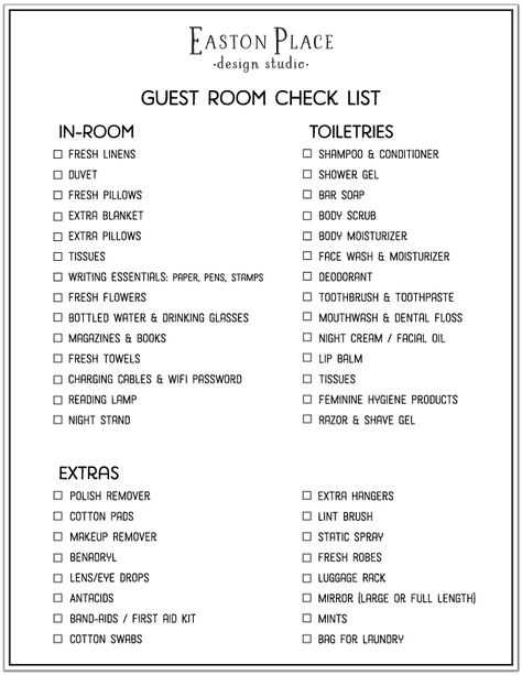 Click HERE to get your printable checklist. Having Guests Overnight, Hotel Room Checklist, Hotel Room Cleaning Checklist, Guest Room Checklist, Hotel Check In, Welcome Amenities Hotel Ideas, Guest Essentials, Hotel Bloxburg, Guest Room Amenities