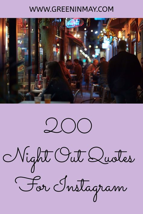 If you’re looking for the perfect caption to go with your Instagram post after a night out, you’re in luck. We’ve compiled a list of the top 200 night out quotes for Instagram that are sure to make your posts stand out. Night Out Quotes, Night Out Captions, The Night Is Young, Caption For Girls, Miami Night, Selfie Captions, Outing Quotes, Guys Night, Perfect Captions