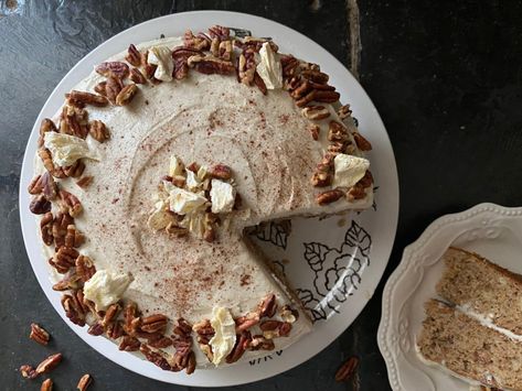 Vegan Hummingbird Cake Vegan Hummingbird Cake, Cashew Yogurt, Hummingbird Cake Recipes, Classic Southern Recipes, Hummingbird Cake, Dried Pineapple, Vegan Cream Cheese, Vegan Comfort Food, Gluten Free Sweets