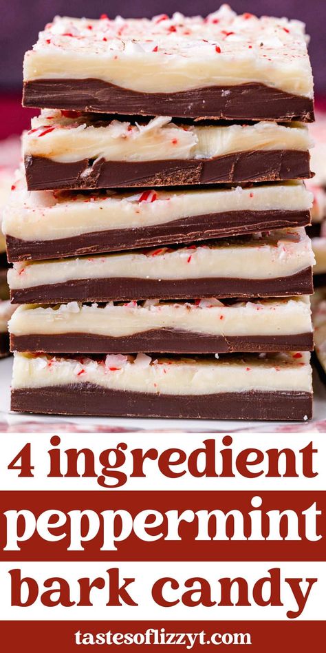 Learn how to make peppermint bark with just 4 ingredients. Sharing no fail tips for this homemade candy with perfect results, every time. Peppermint Dessert, Xmas Baking, Cracker Candy, Christmas Candies, Chocolate Pairings, Candy Bark, Homemade Candy, Peppermint Bark, Homemade Candies