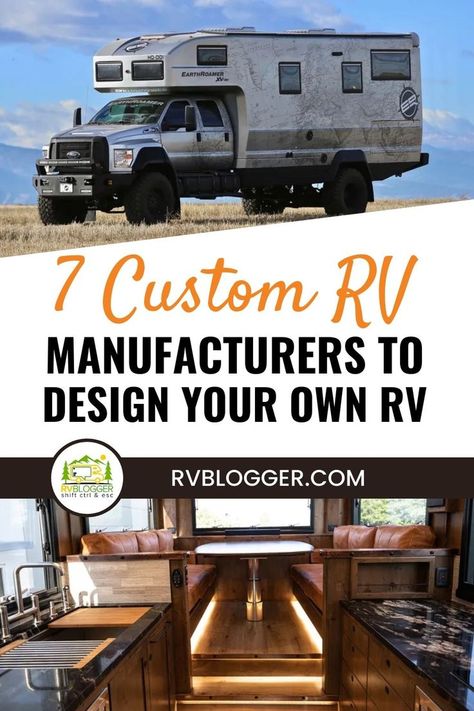 Can’t find the perfect RV for you? Then custom RV manufacturers might be the answer you are looking for. Today, as RVs come to trend, there have been a lot of options for you in the market. But there will always be something you will keep on searching for. So how about considering having your own RV customized and have it done with your desired uniqueness? Here are 7 custom RV manufacturers that will surely help you personalize your very own RV. Fiberglass Camper, Custom Rv, Rv Tent, Slide In Camper, Class B Rv, Rv Types, Class A Rv, Rv Repair, Diy Rv