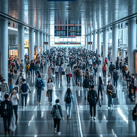 "Busy Airport Terminal: Passengers bustling through a busy #aviation terminal, a symphony of movement in the travel hub. #airport #globetrotter #passengers #terminal #bustling #aiart #aiphoto #stockcake ⬇️ Download and 📝 Prompt 👉 https://stockcake.com/i/busy-airport-terminal_213984_39360" Airport Terminal, Airports Terminal, City Family, Airport Security, Coffee Culture, Ap Art, Globe Trotter, Nature Scenes, Free Stock Photos