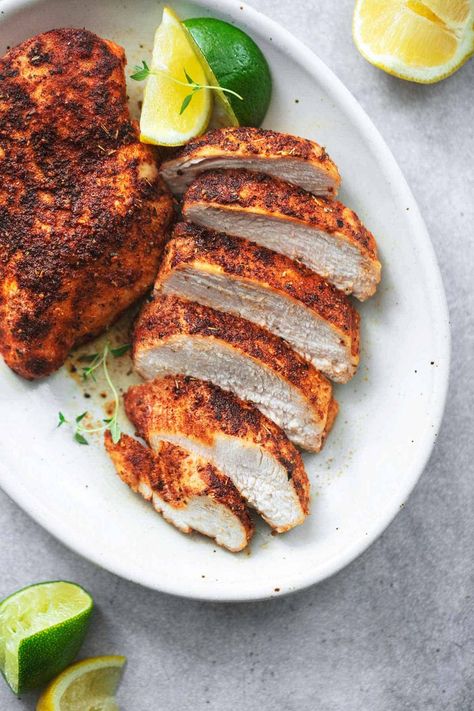 Healthy Baked Chicken Breast, Best Baked Chicken, Baked Chicken Breasts, Baked Chicken Recipes Easy, Healthy Baked Chicken, Blackened Chicken, Chicken Breast Recipes Healthy, Baked Chicken Breast, Yummy Chicken Recipes