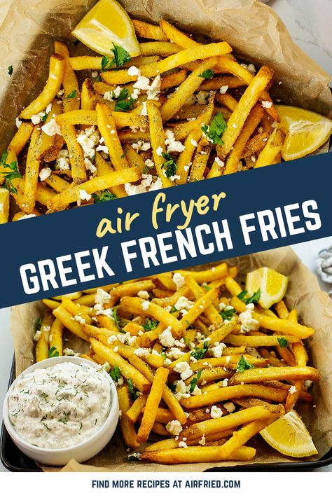 Greek French Fries Recipe, Greek Fries Recipe, Cavenders Greek Seasoning, Greek Fries, Fries At Home, Fried Potatoes Recipe, Greek Gyros, Gyro Recipe, French Fries Recipe