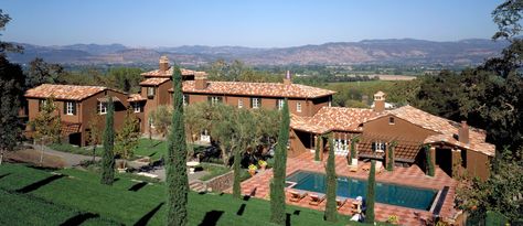 London Real Estate, Napa Valley Vineyards, Vineyard House, The Parent Trap, Napa Valley California, Napa California, Parent Trap, London House, Tuscan Style