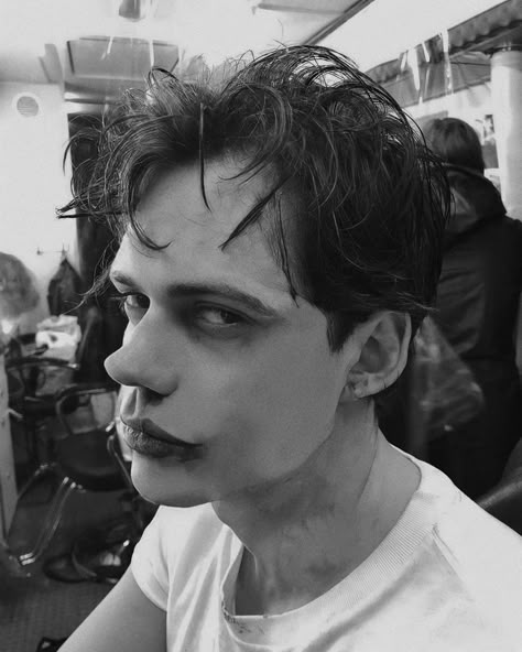 Bill Skarsgard, A Man, Black And White, White, Black