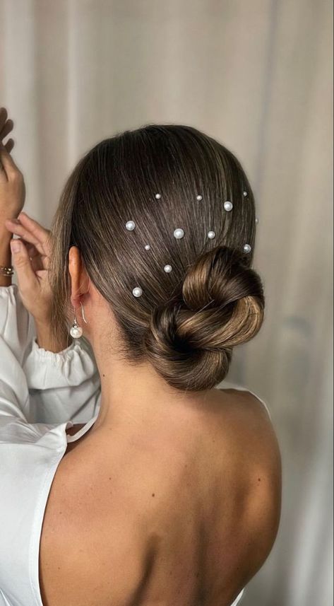 Sleek Prom Hair, Dance Competition Hair, Hairstyles With Flowers, Flat Twist Hairstyles, Competition Hair, Formal Hairstyles For Long Hair, Wedding Bun Hairstyles, Low Bun Hairstyles, Elegant Wedding Hair