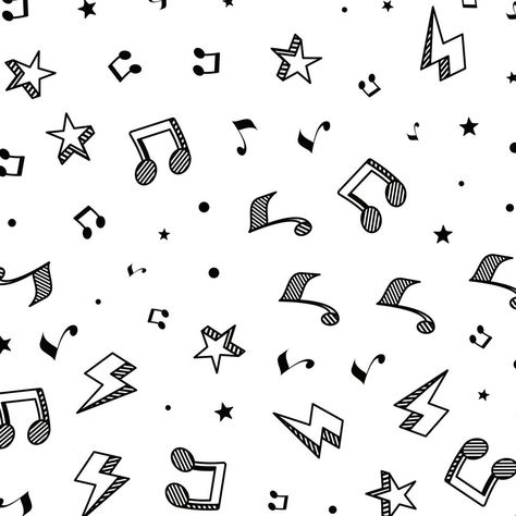 music notes and stars pattern background Music Notes Wallpaper, Music Sketch, Studio Layout, Music Background, Stars Pattern, Music Backgrounds, Music Aesthetic, Pattern Background, Vintage Music