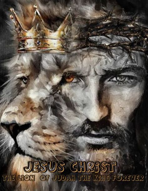 Lion of judah Judah And The Lion, Lion Live Wallpaper, The Lion Of Judah, Lion Of Judah Jesus, Jesus Portrait, Lion Artwork, Heaven Art, Prophetic Art, Jesus Painting