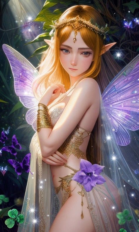 Galaxy Princess, Moon Stars Art, Elves And Fairies, Beautiful Angels Pictures, Fairy Dragon, Fairy Pictures, Fairy Artwork, Alien Concept Art, Fantasy Pictures