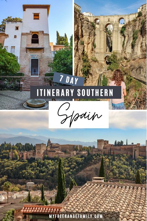 A Perfect Southern Spain Itinerary - My Free Range Family Malaga Spain Itinerary, Places To See In Spain, Spain Southern Coast, South Of Spain Itinerary, South Spain Road Trip, Southern Spain Itinerary, Beautiful Places In Spain, Southern Portugal, Barcelona 2023