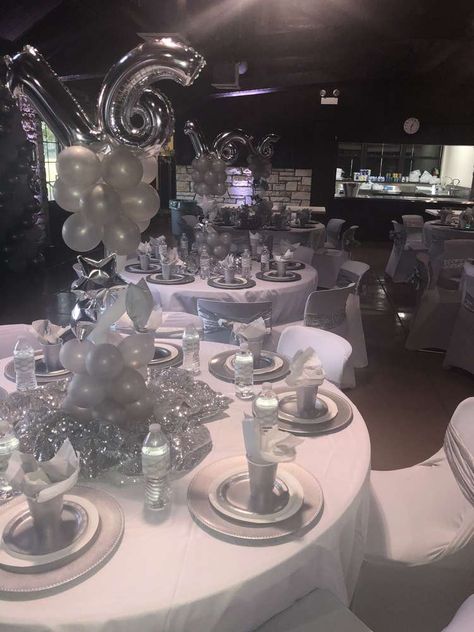 Dior Sweet 16 Ideas, Sweet 16 Party Ideas White, Sweet Sixteen Sneaker Ball, Birthday Venue Ideas Sweet 16, All Black Sweet 16 Party Ideas, Sweet 16 White Theme, Luxury Sweet 16 Party, Sweet 16 Color Ideas, White And Silver Sweet 16