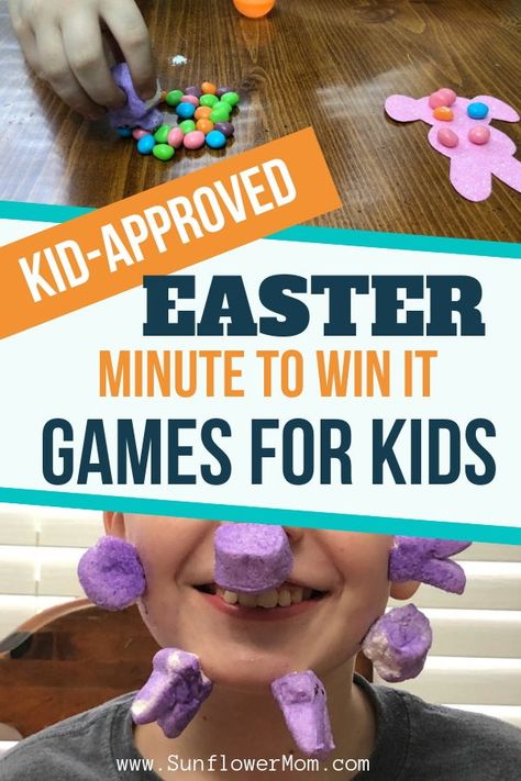 Easter Minute To Win It, Candy Awards, Quality Time With Kids, Olympic Games For Kids, Easter Games For Kids, Easter Party Games, Fun Wedding Games, Games For Kids Classroom, Toddler Parties